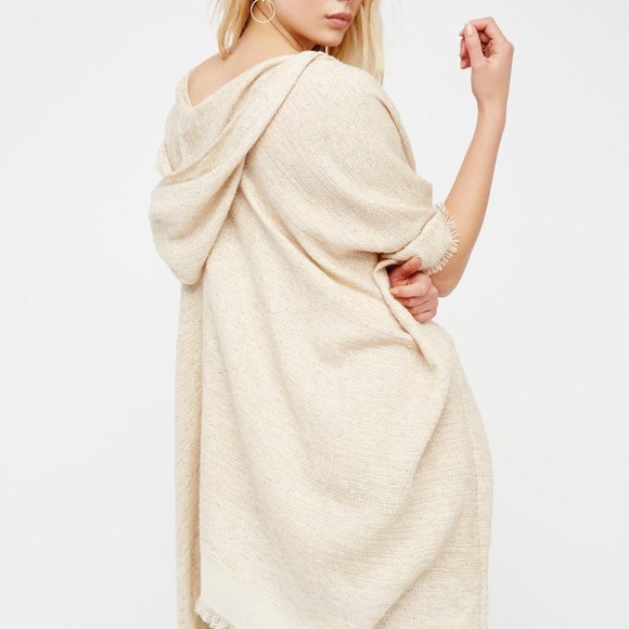 Free People Tops - BRAND NEW! Free People Knubby Hooded Kimono